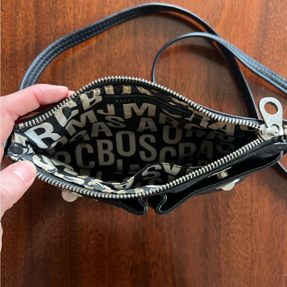 Marc by Marc Jacobs Black Leather Crossbody - Picture 2 of 3